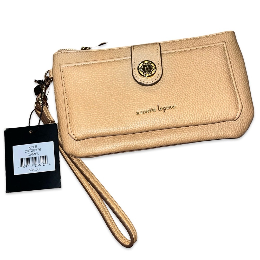 NWT NANETTE LEPORE LEATHER WRISTLET - Picture 3 of 11